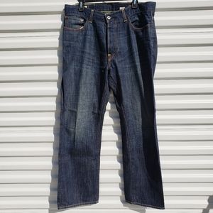 X2 dark wash regular rise straight leg jean 34x30